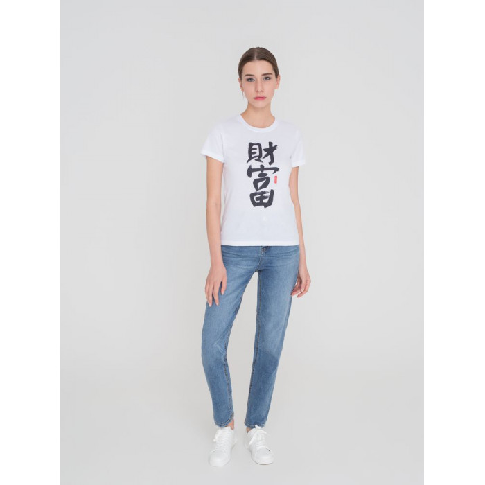 Футболка женская «Вечные ценности. Богатство», белая, размер L