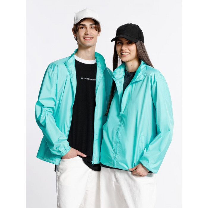 Ветровка Kivach, бирюзовая (тиффани), размер XXL