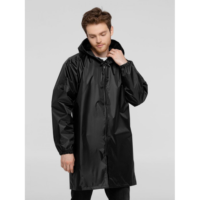 Дождевик «Сплавляюсь», черный, размер XXL
