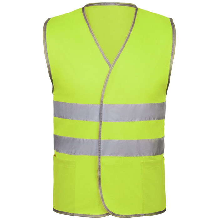 Сигнальный жилет СО-1 ТР, желтый флуоресцентный