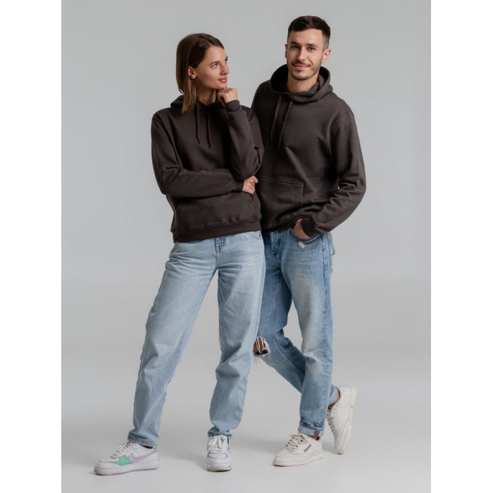 Толстовка с капюшоном Snake II темно-серая, размер 4XL