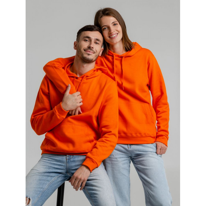 Толстовка с капюшоном Snake II оранжевая, размер 3XL