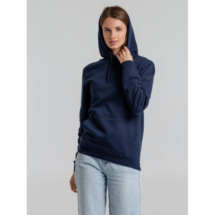 Толстовка с капюшоном Snake II темно-синяя, размер 4XL