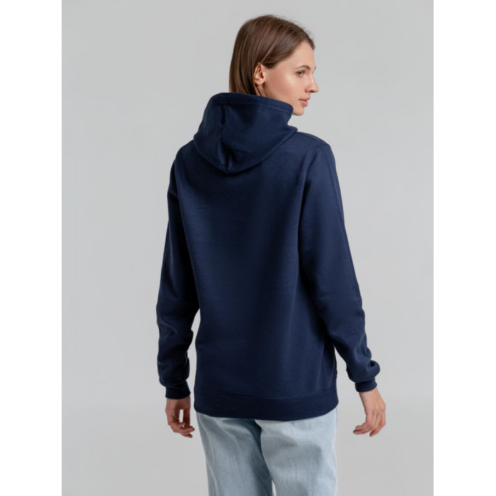 Толстовка с капюшоном Snake II темно-синяя, размер 4XL