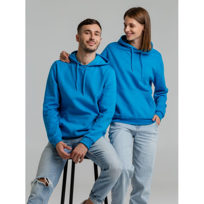 Толстовка с капюшоном Snake II бирюзовая, размер 3XL