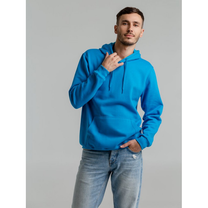 Толстовка с капюшоном Snake II бирюзовая, размер 3XL