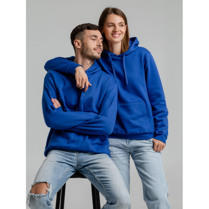 Толстовка с капюшоном Snake II ярко-синяя, размер 4XL