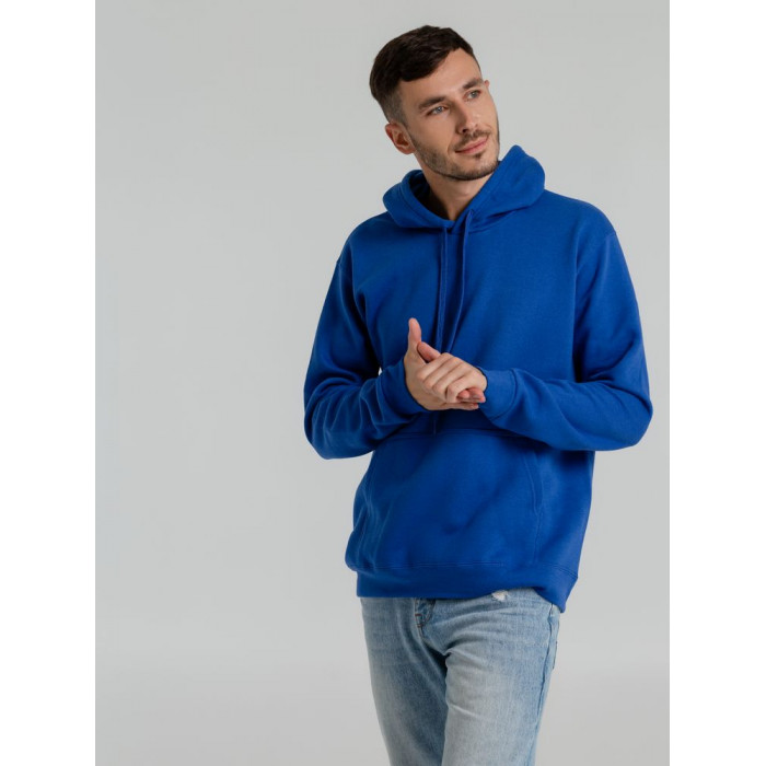 Толстовка с капюшоном Snake II ярко-синяя, размер 4XL