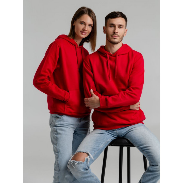 Толстовка с капюшоном Snake II красная, размер 4XL