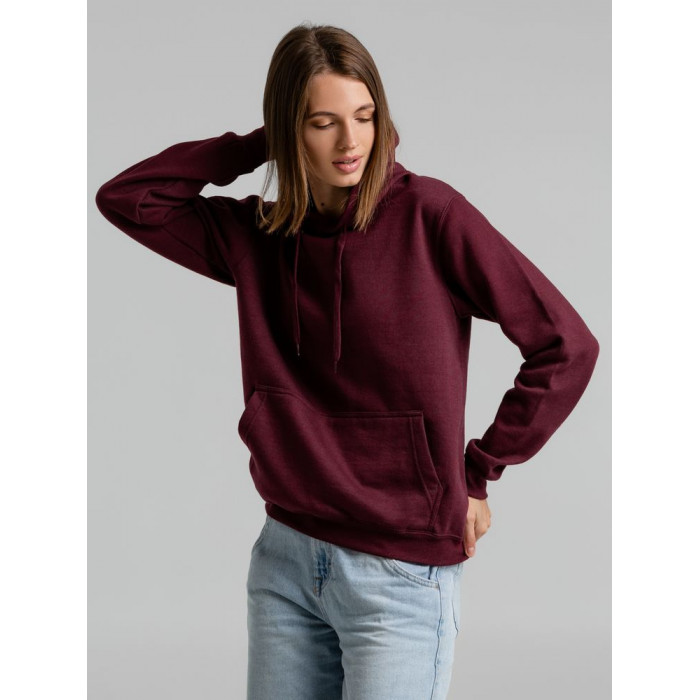 Толстовка с капюшоном Snake II бордовая, размер 3XL