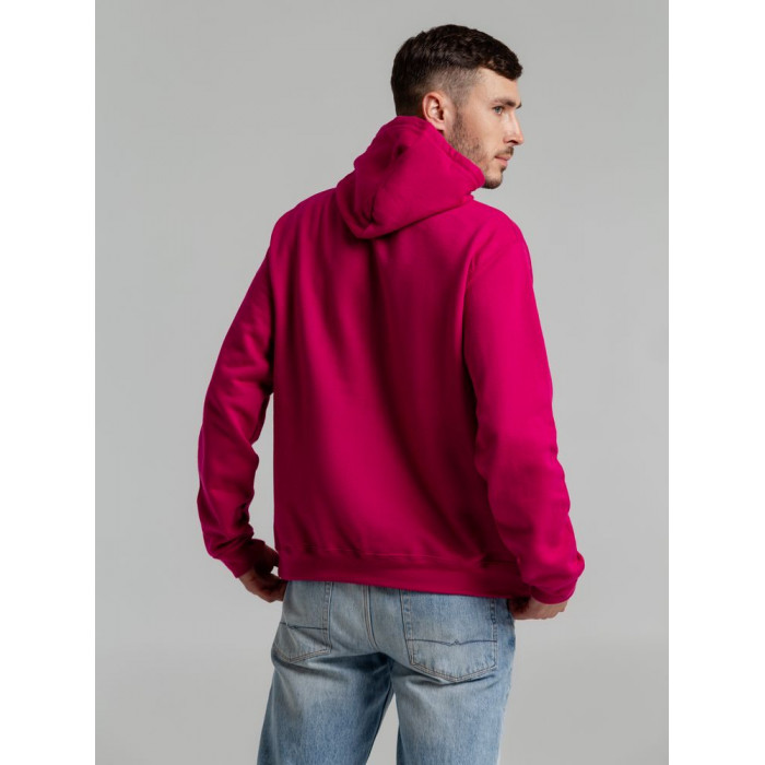 Толстовка с капюшоном Snake II ярко-розовая (фуксия), размер 3XL
