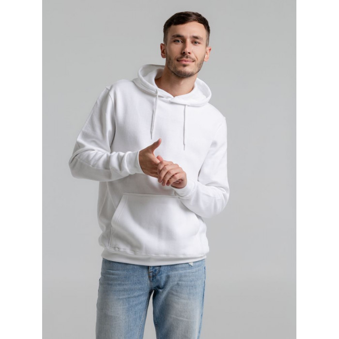 Толстовка с капюшоном Snake II белая, размер 3XL