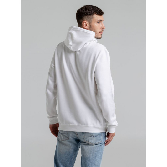 Толстовка с капюшоном Snake II белая, размер 3XL