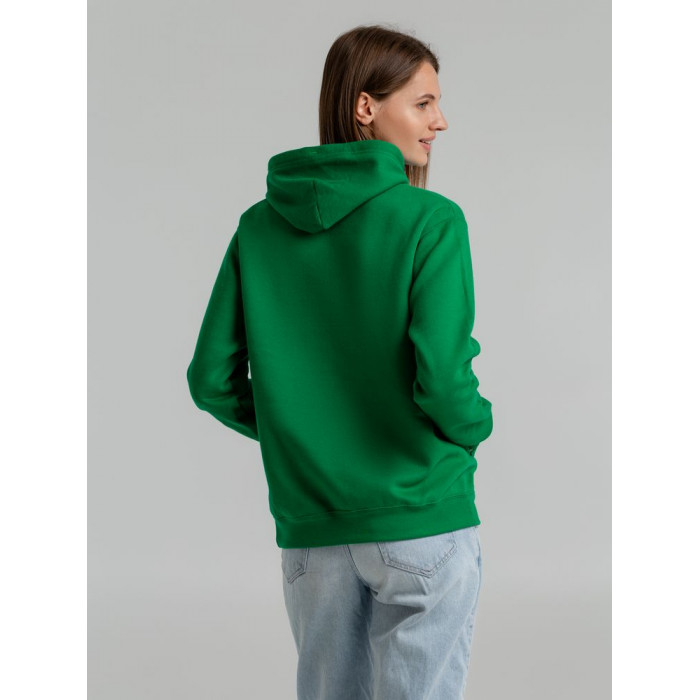 Толстовка с капюшоном Snake II ярко-зеленая, размер 3XL