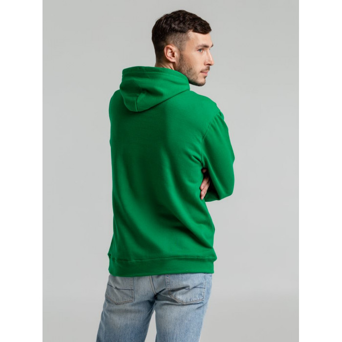 Толстовка с капюшоном Snake II ярко-зеленая, размер 3XL