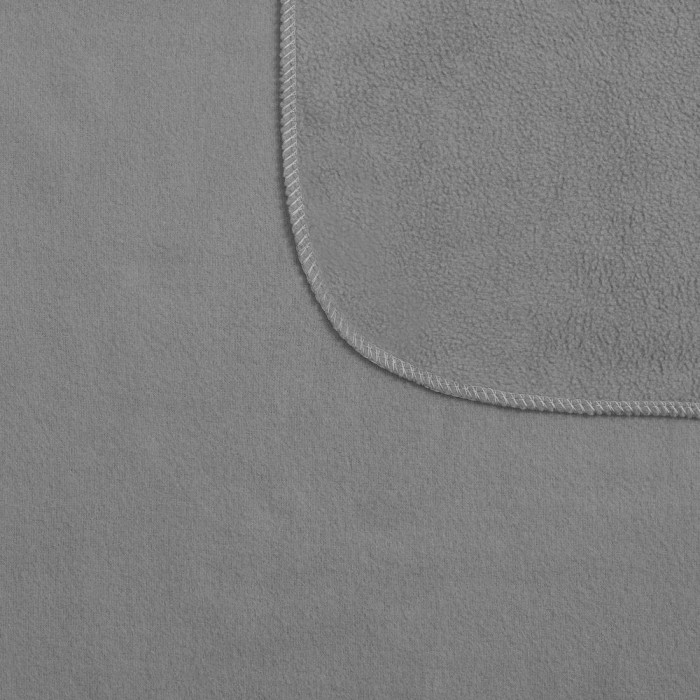 Флисовый плед Warm&Peace XL, серый