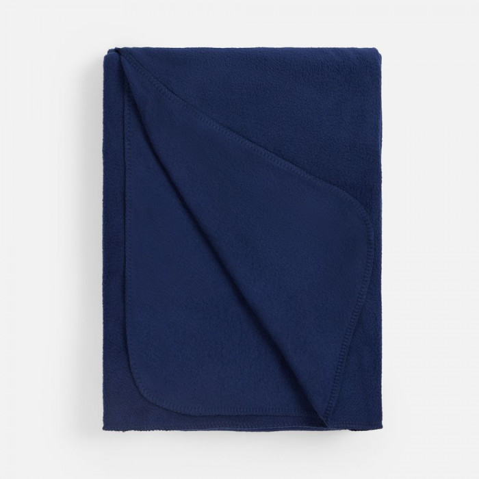 Флисовый плед Warm&Peace XL, синий