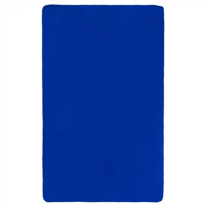 Флисовый плед Warm&Peace, ярко-синий