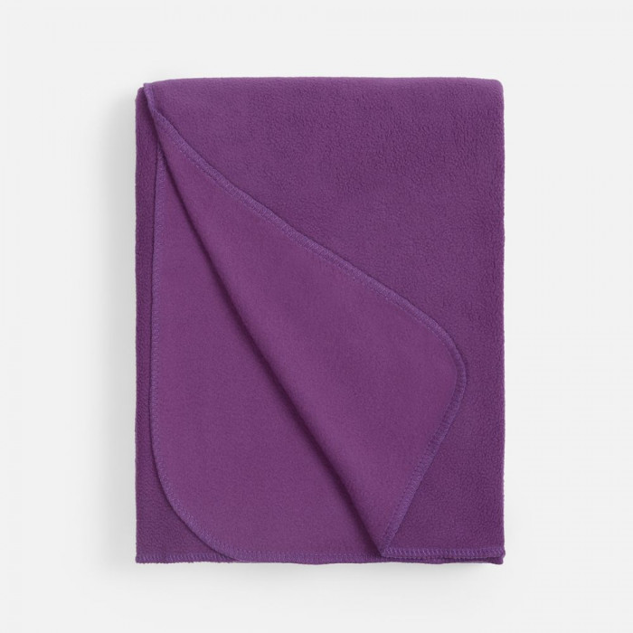 Флисовый плед Warm&Peace XL, фиолетовый