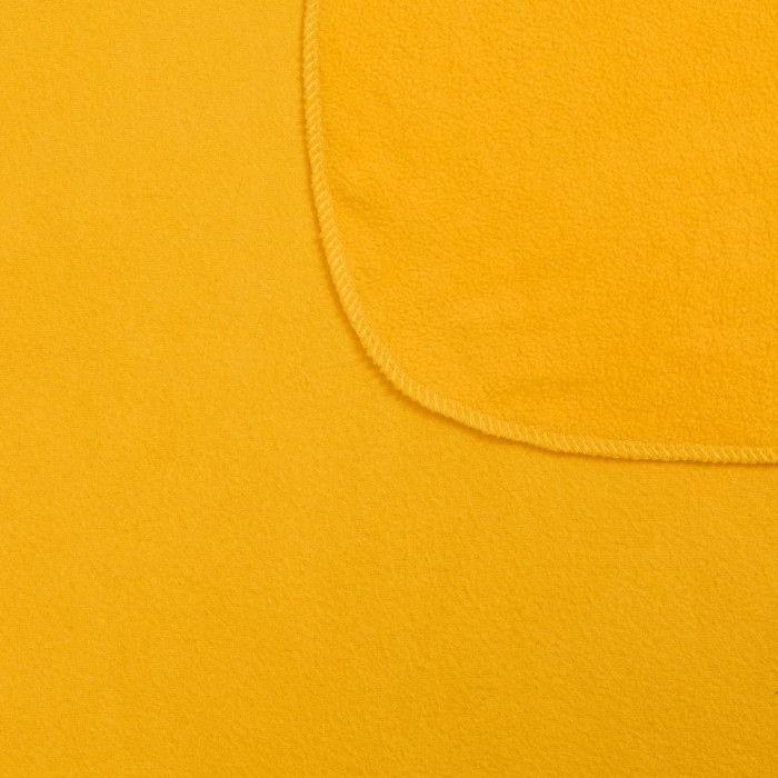 Флисовый плед Warm&Peace XL, желтый