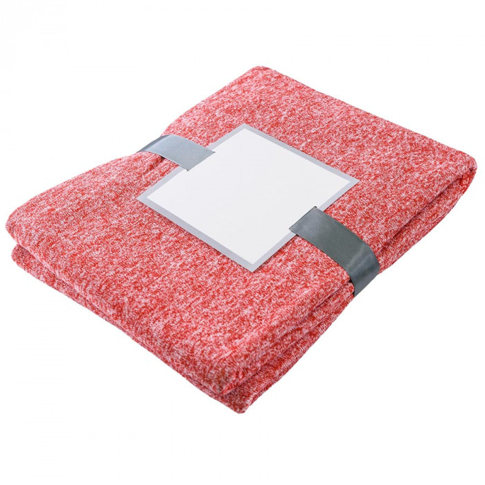 Плед "Yelix", флис 280 гр/м2, размер 120*160 см, цвет красный меланж