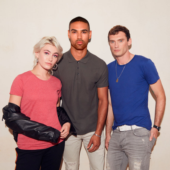 Поло "Iconic Polo", голубой, XL, 65% полиэстер 35% х/б, 180 г/м2