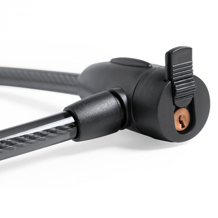 Велозамок с ключом TRIYO, ПВХ, металл, синий