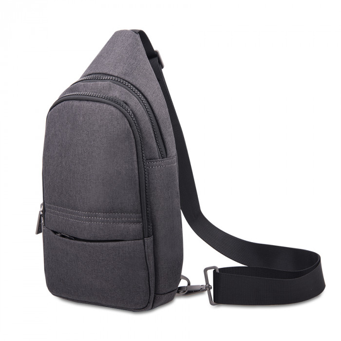 Сумка на плечо CORE, серый, 100% полиэстер