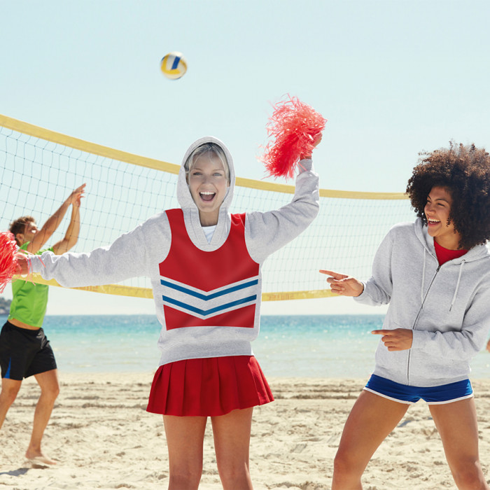 Толстовка Unique Hoodie, серо-лиловый_XL, 80% хлопок, 20% полиэстер, 280 г/м2