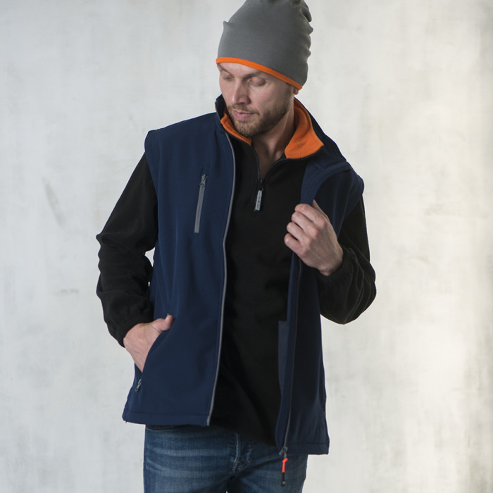 Жилет мужской "TARVISIO MAN", тёмно-синий, 2XL,95%  полиэстер, 5% эластан, 320 г/м2