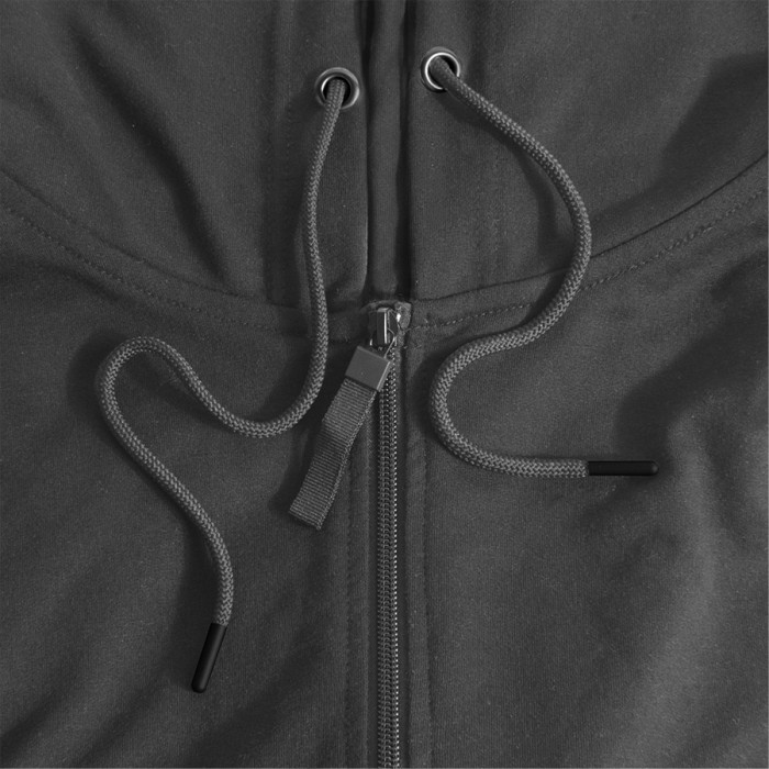 Толстовка мужская на молнии с капюшоном EVEREST, темн-сер, 2XL, 50 % хлопок, 50% полиэстер, 260 г/м2