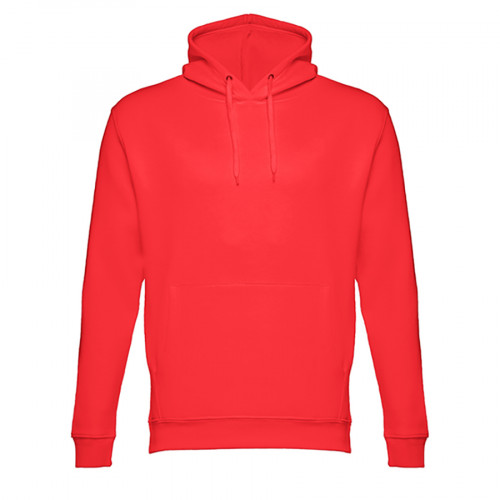 Толстовка мужская с капюшоном PHOENIX, красный, 3XL, 50% хлопок, 50% полиэстер, плотность 320 г/м2