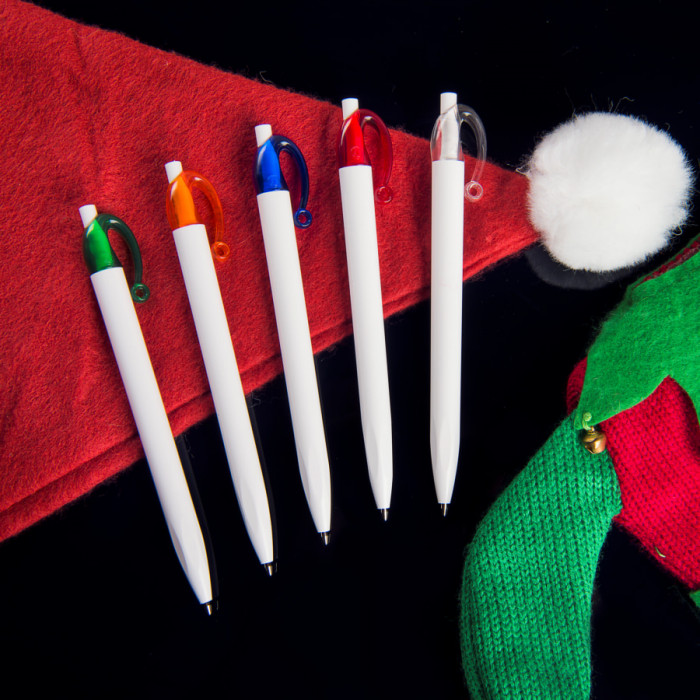 JOCKER, ручка шариковая, оранжевый/белый, пластик