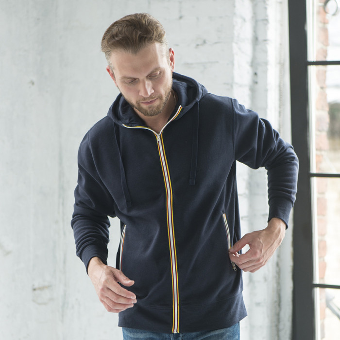 Толстовка мужская "LAS VEGAS MAN", тёмно-синий, 2XL, 65%  полиэстер, 35% хлопок, 280 г/м2