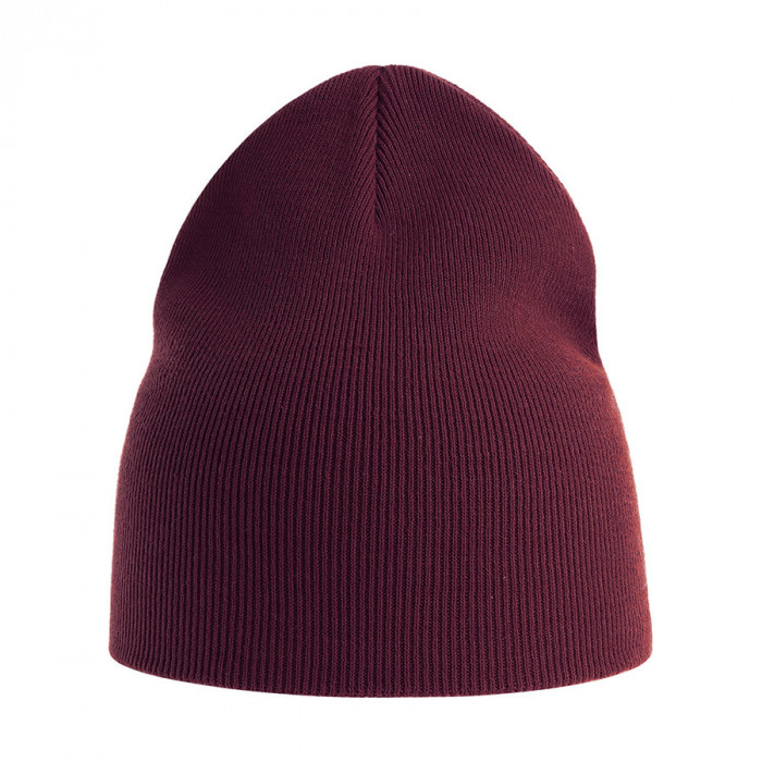 Шапка YALA, вязаная, 100%  органический хлопок, бордовый