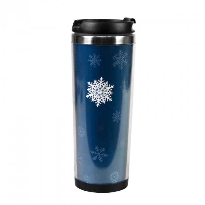 Термокружка  "IDEA",  420 мл,  нержавеющая сталь/пластик