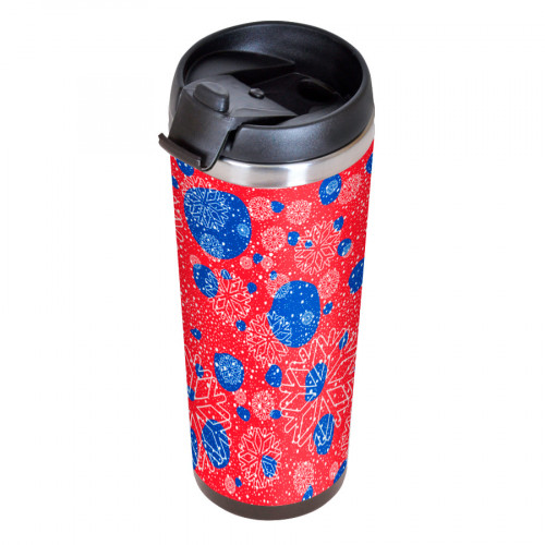 Термокружка  "IDEA",  420 мл,  нержавеющая сталь/пластик