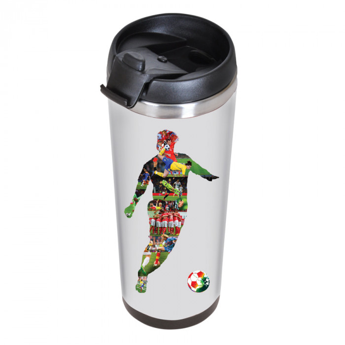 Термокружка  "IDEA",  420 мл,  нержавеющая сталь/пластик