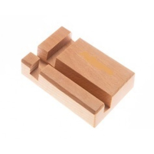 Подставка для телефона  и планшета, 11х7,5х2 см, бук