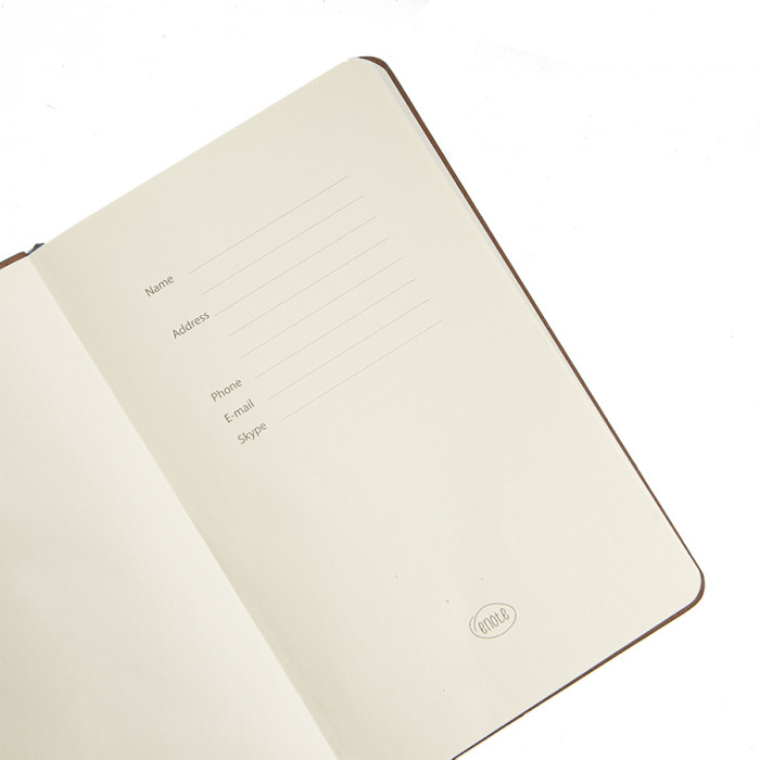 Ежедневник недатированный SIMPLY FLEX, А5,  голубой, кремовый блок, в линейку