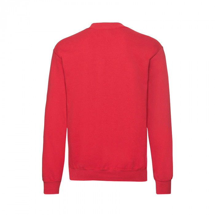 Толстовка мужская с начесом "Classic Set-In Sweat", красный_L, 80% х/б, 20% п/э, 280 г/м2