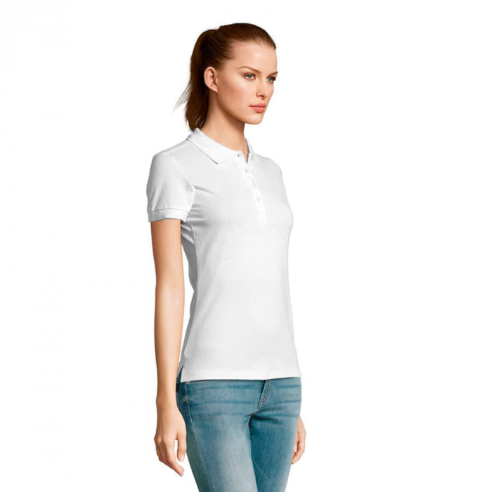 Поло женское PASSION, белый, 2XL, 100% хлопок, 170 г/м2