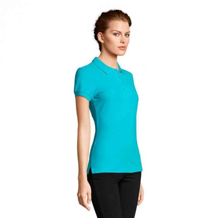 Поло "People", бирюзовый_2XL, 100% х/б, 210г/м2