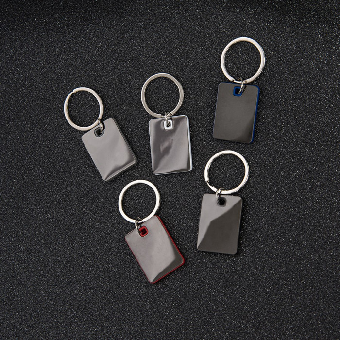 Брелок TONER TONED, 4 x 2,95 x 0,38 см, черный, металл/пластик