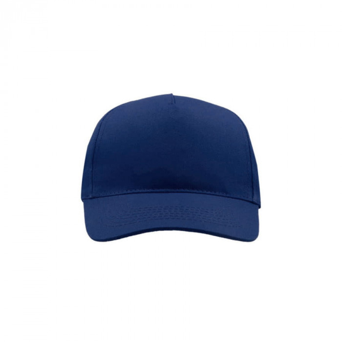 Бейсболка детская "KID START FIVE", 5 клиньев,застежка на липучке, ярко-синий,100% хлопок, 160 г/м2