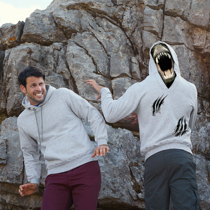 Толстовка Unique Hoodie,  черный_2XL, 80% хлопок, 20% полиэстер, 280 г/м2