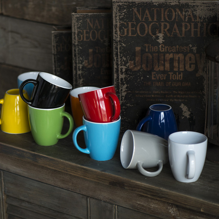 Кружка  ANNA, белый, 310мл, тонкая керамика