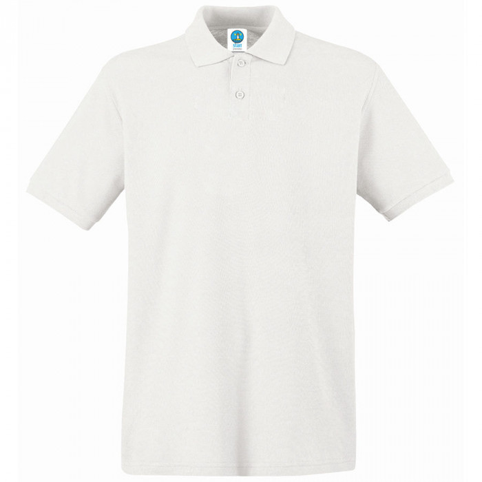 Поло "Apollo", белый_M,  100% х/б, 180 г/м2