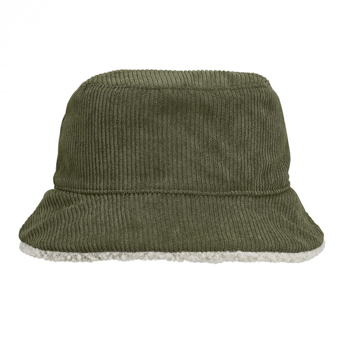 Панама женская BUCKET 2IN1, хаки/бежевый, M/L, 100% полиэстер, подкл шерпа 100% полиэстер, 420 г/м2