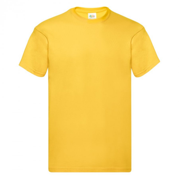Футболка мужская "Original Full Cut T", желтый_2XL, 100% х/б, 145 г/м2